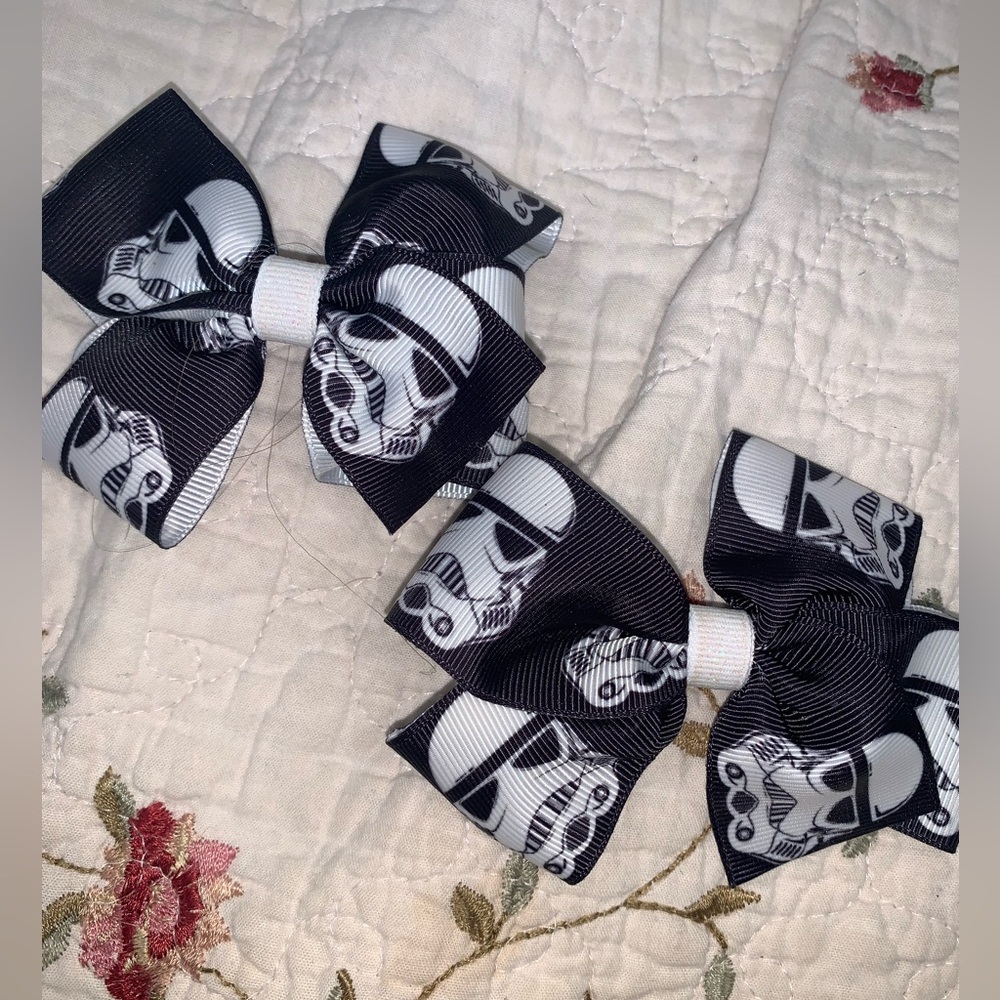 Storm Trooper Hair Bows